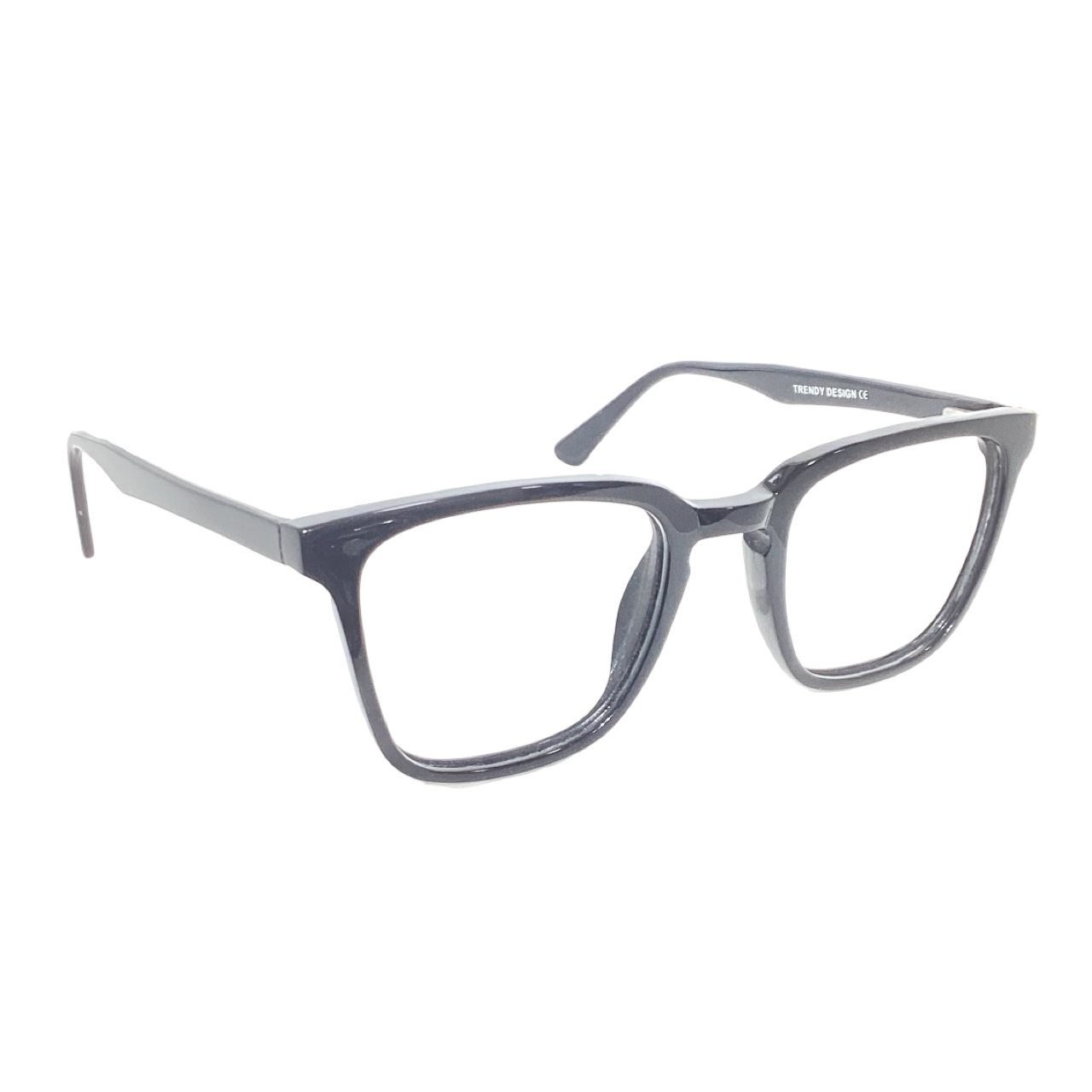 Trendy M7060 Acetate Black Wayfarer Full Frame 54