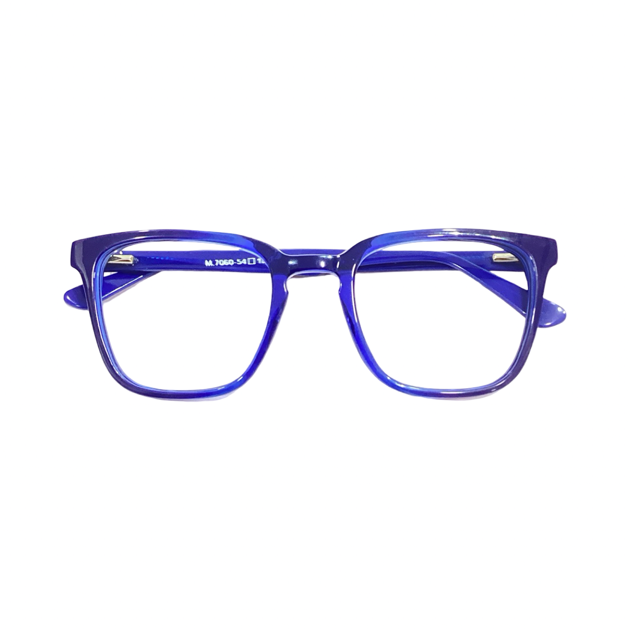 Trendy M7060 Acetate Blue Wayfarer Full Frame 54