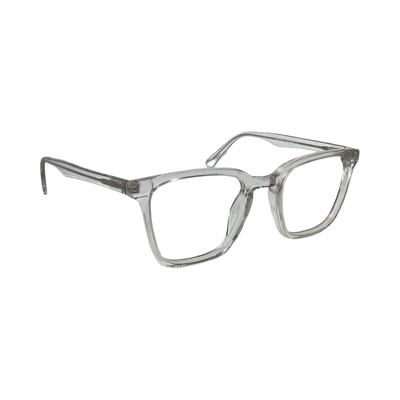 Trendy M7060 Acetate Cristal White Wayfarer Full Frame 54