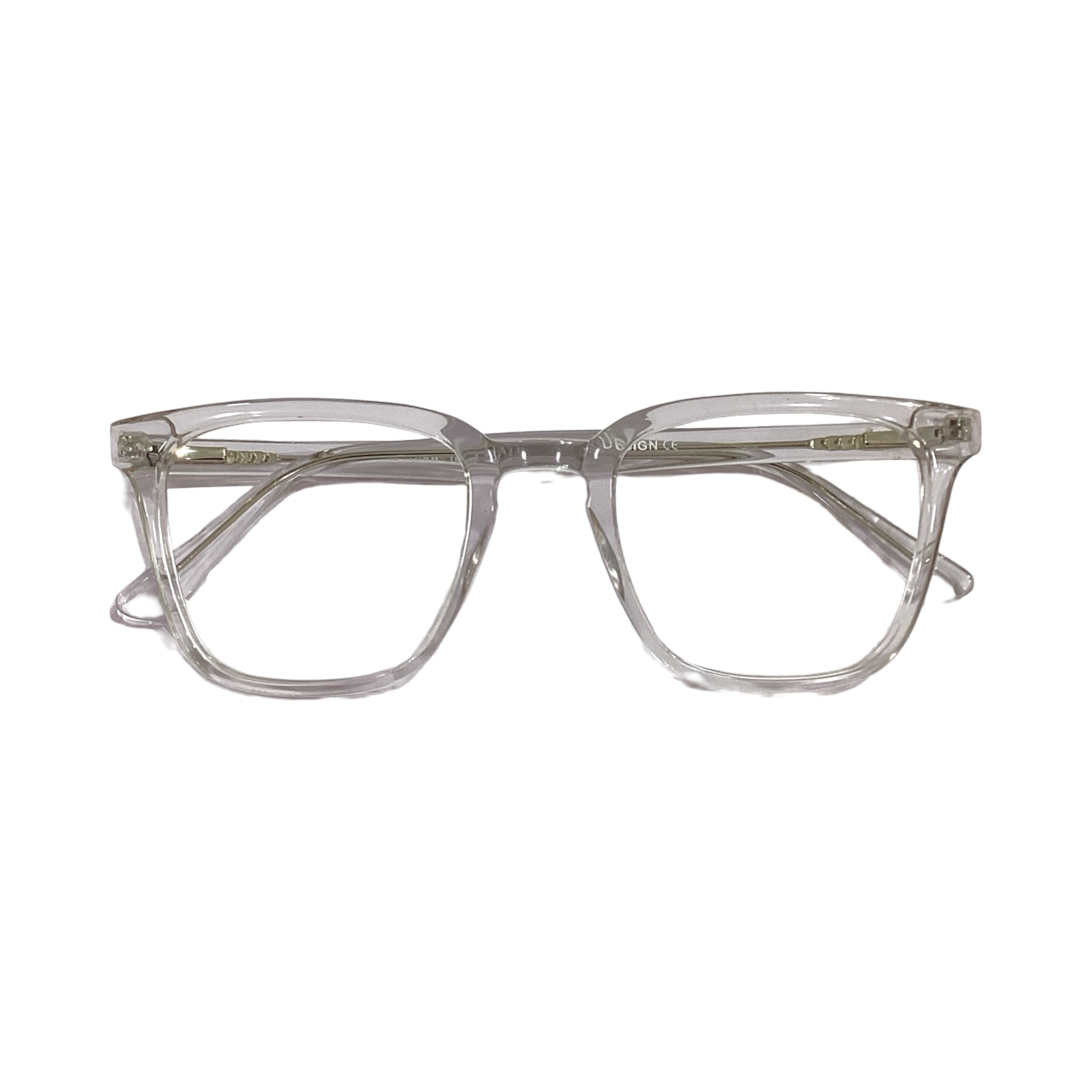 Trendy M7060 Acetate Cristal White Wayfarer Full Frame 54