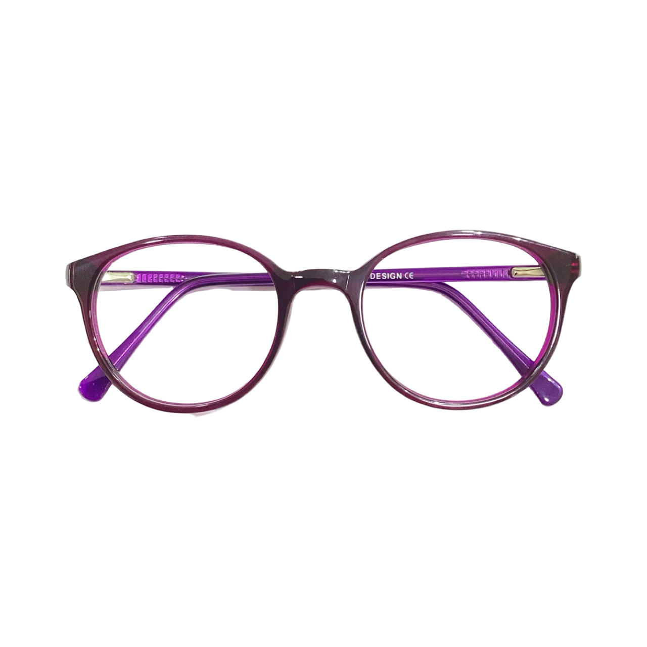 Trendy M7032 Acetate Purple Round Full Frame 52