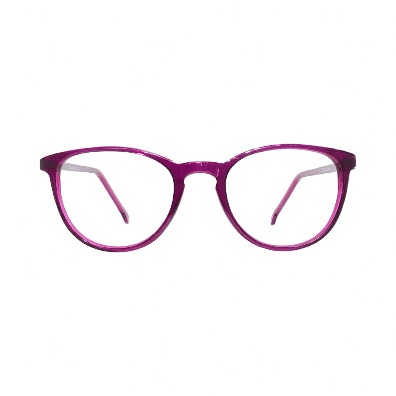 Trendy 902 Acetate Pink Round Full Frame 52