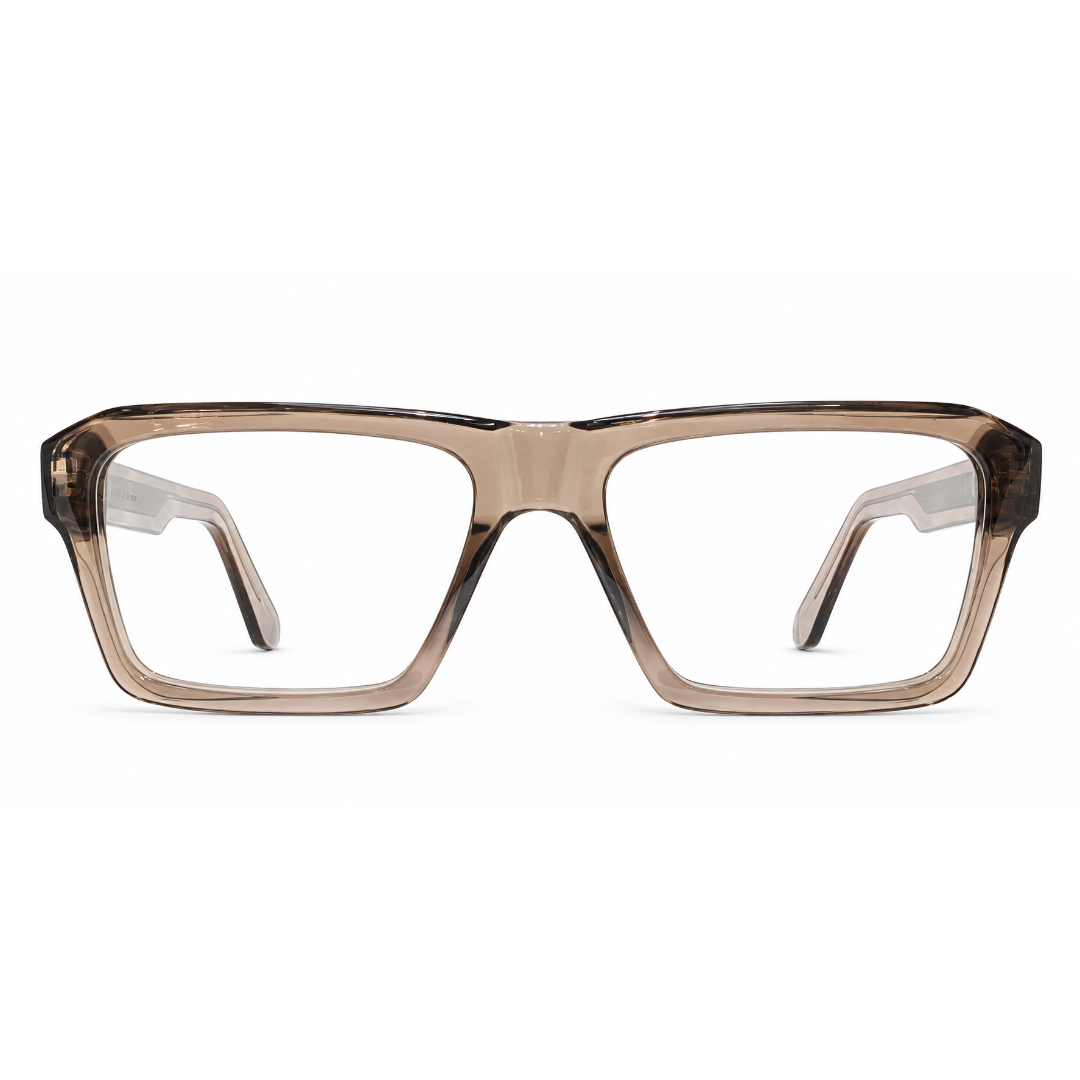 Parkens 90378 Acetate Leopard Brown Square Full Frame 57