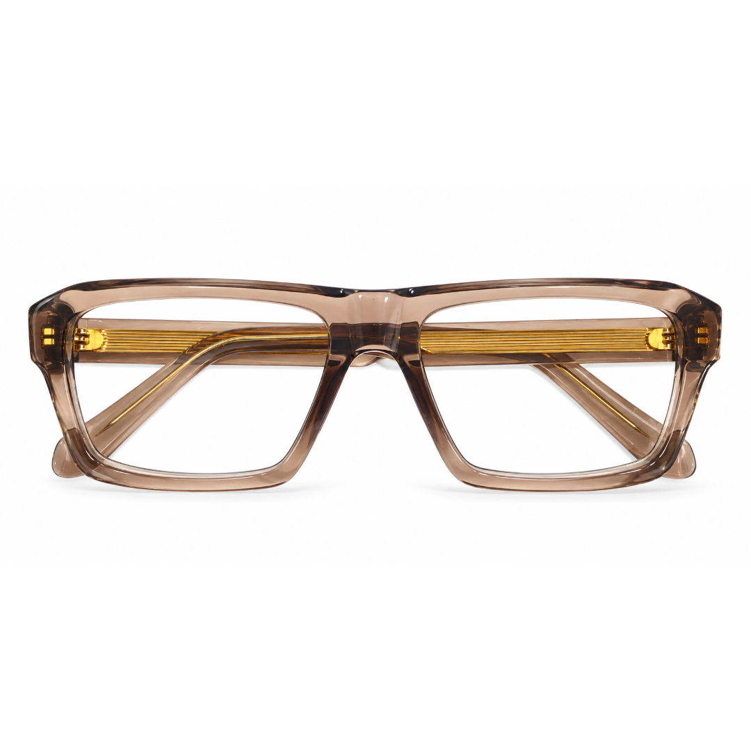 Parkens 90378 Acetate Leopard Brown Square Full Frame 57