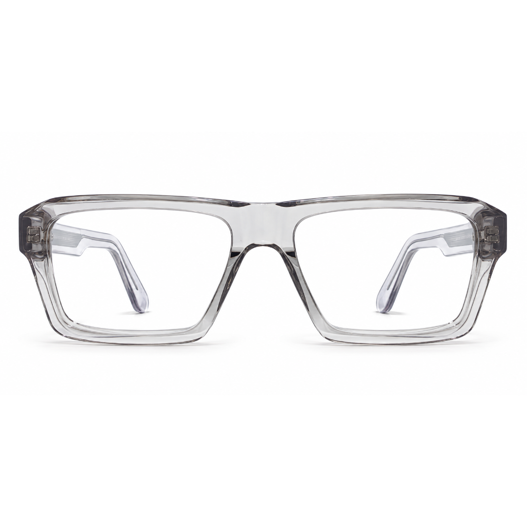 Parkens 90378 Acetate Gray Square Full Frame 57