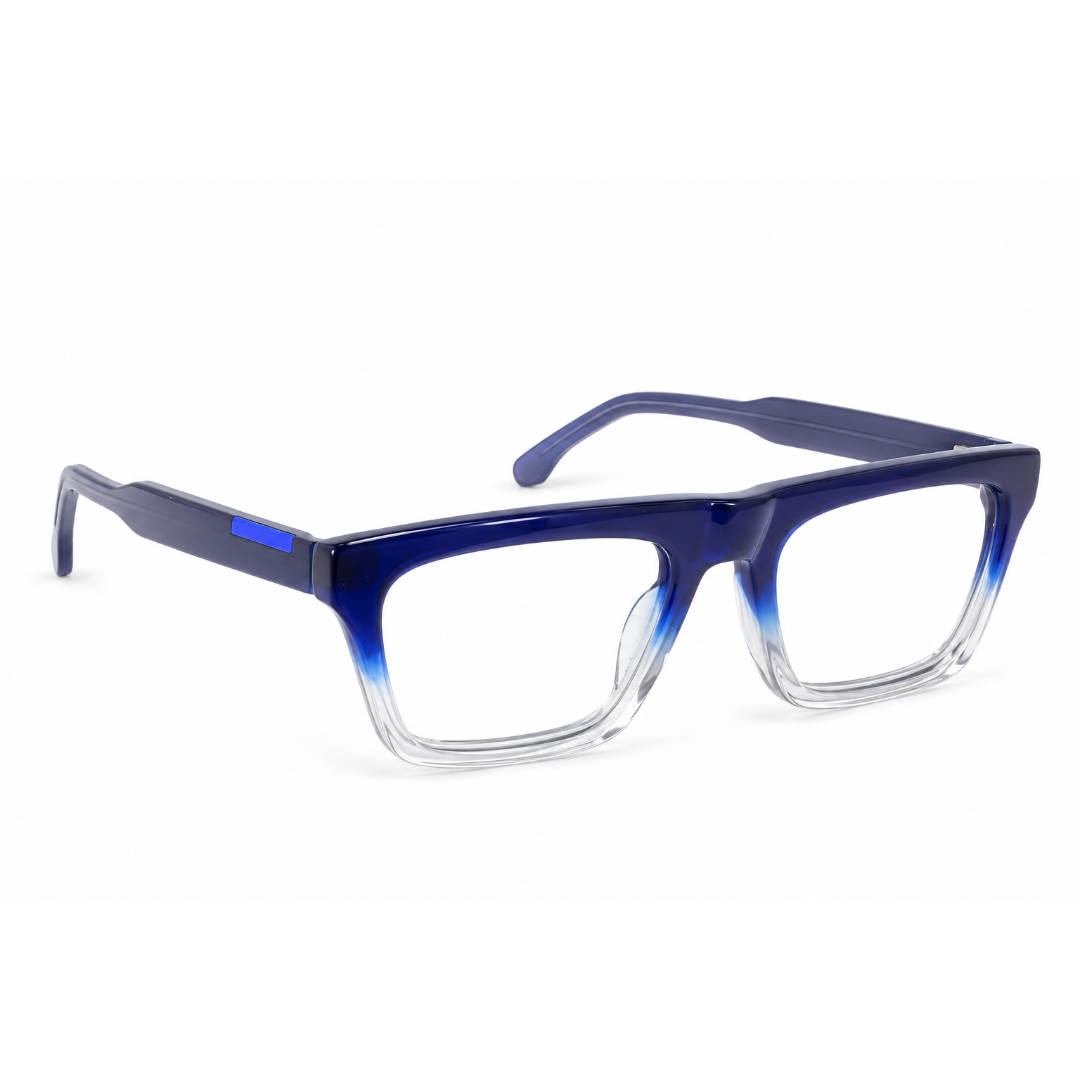 Parkens 90421 Acetate Blue Square Full Frame 53