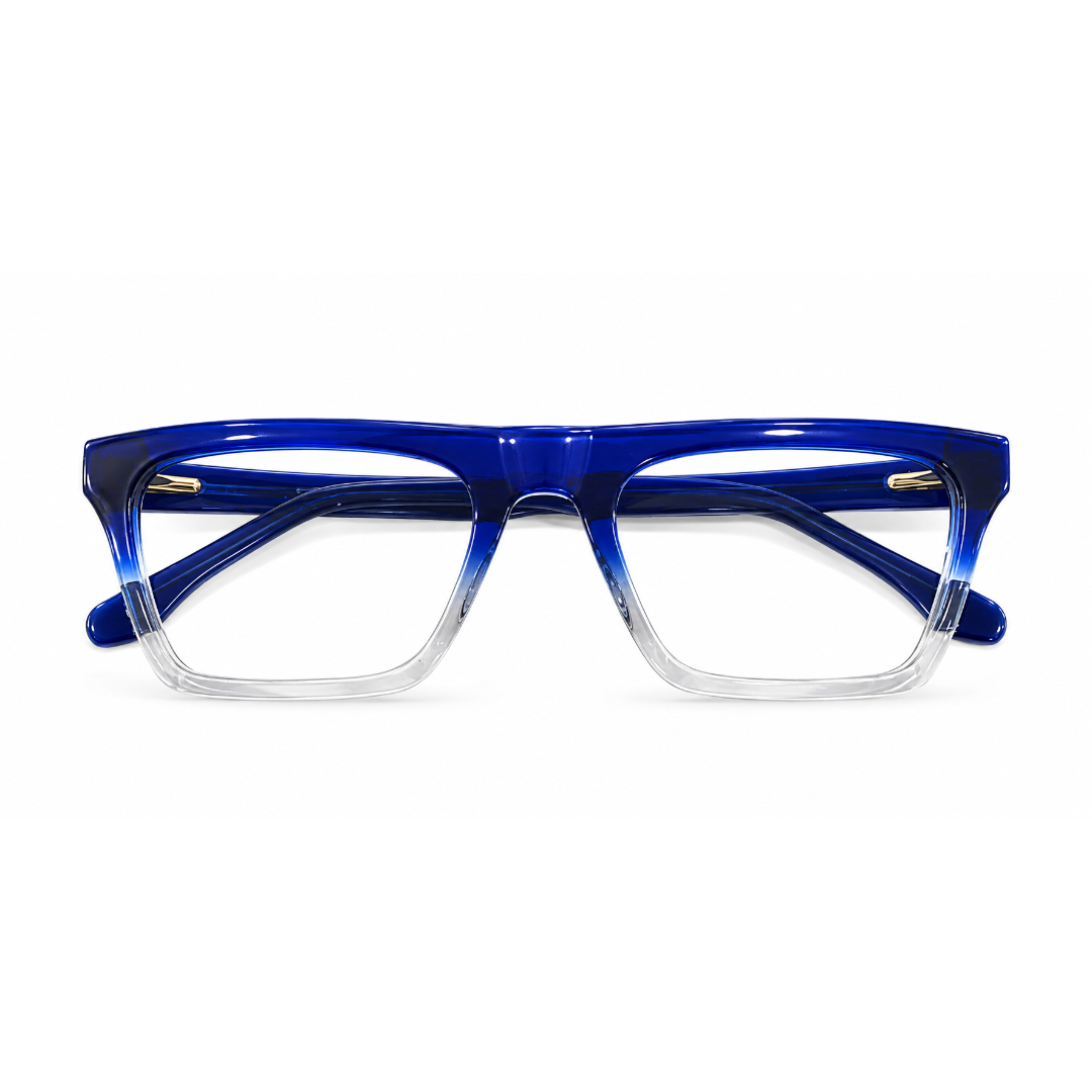 Parkens 90421 Acetate Blue Square Full Frame 53