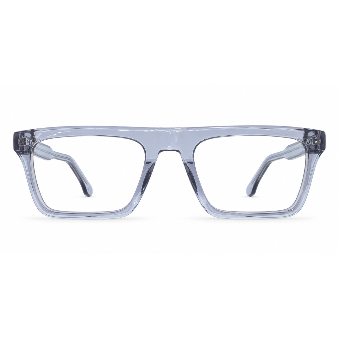 Parkens 90421 Acetate Gray Square Full Frame 53