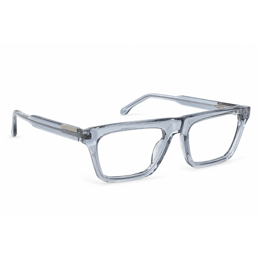 Parkens 90421 Acetate Gray Square Full Frame 53