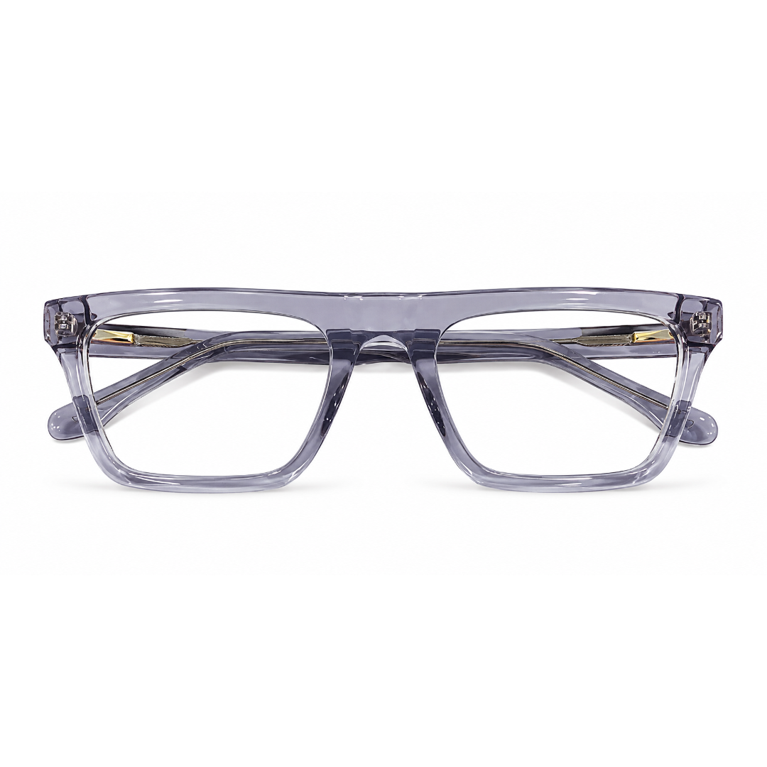 Parkens 90421 Acetate Gray Square Full Frame 53